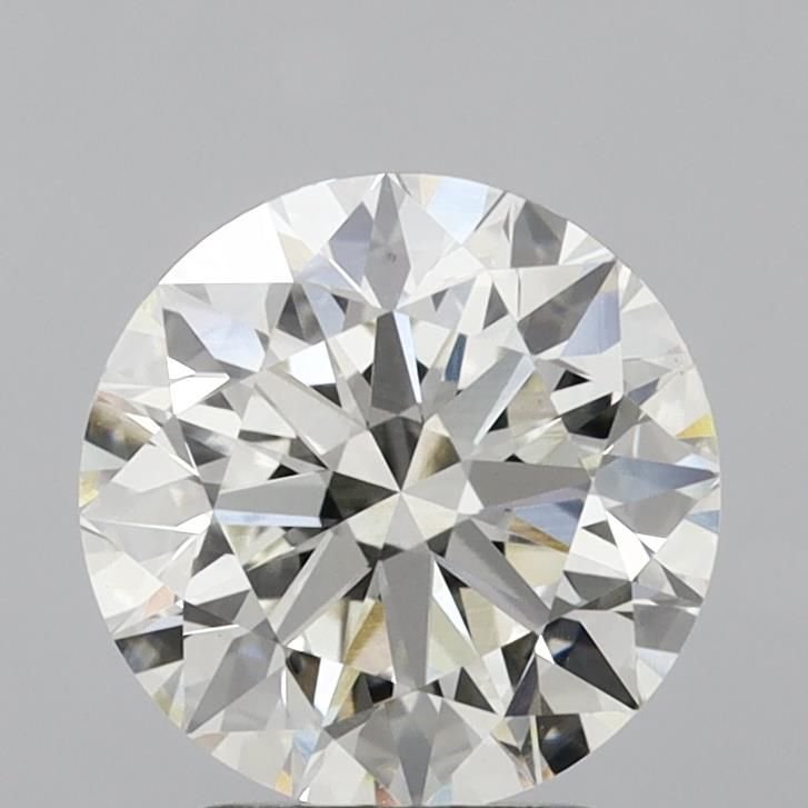 2.63ct I VVS2 Excellent Cut Round Lab Grown Diamond