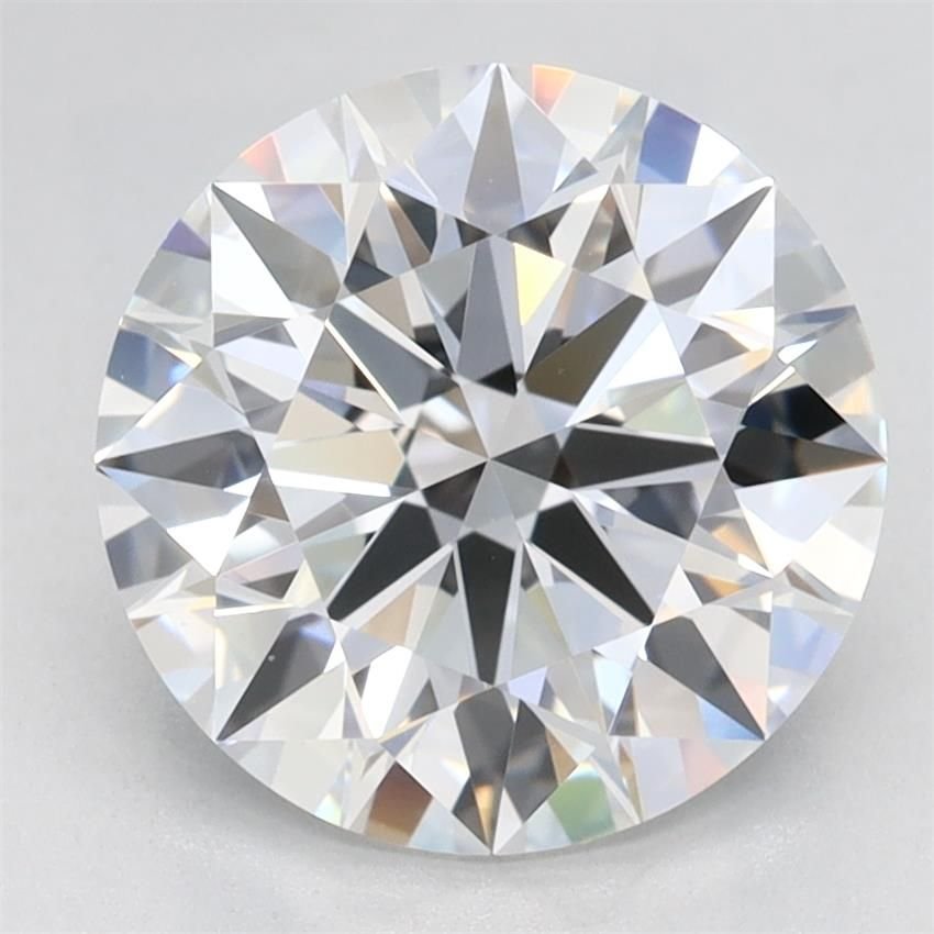 2.70ct D VVS1 Rare Carat Ideal Cut Round Lab Grown Diamond