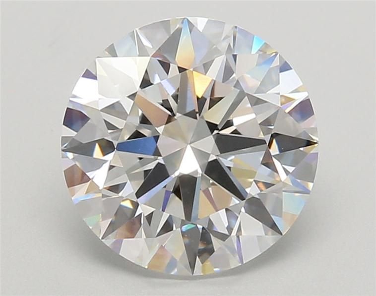 3.07ct E VVS2 Rare Carat Ideal Cut Round Lab Grown Diamond