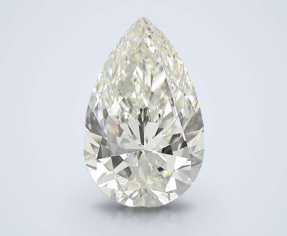 8.03 Carat Pear Natural Diamond