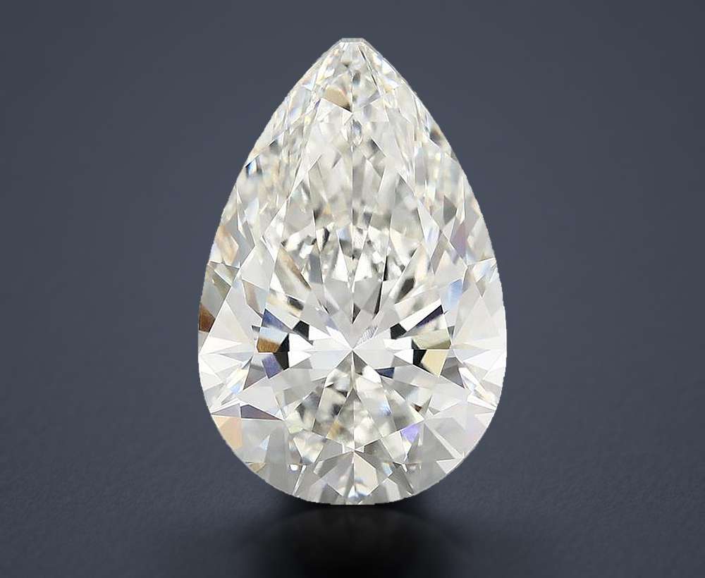 5.95 Carat Pear Lab Diamond