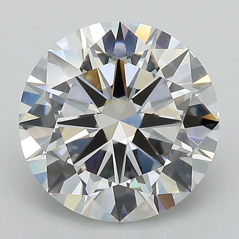 3.01ct H VVS2 Excellent Cut Round Lab Grown Diamond