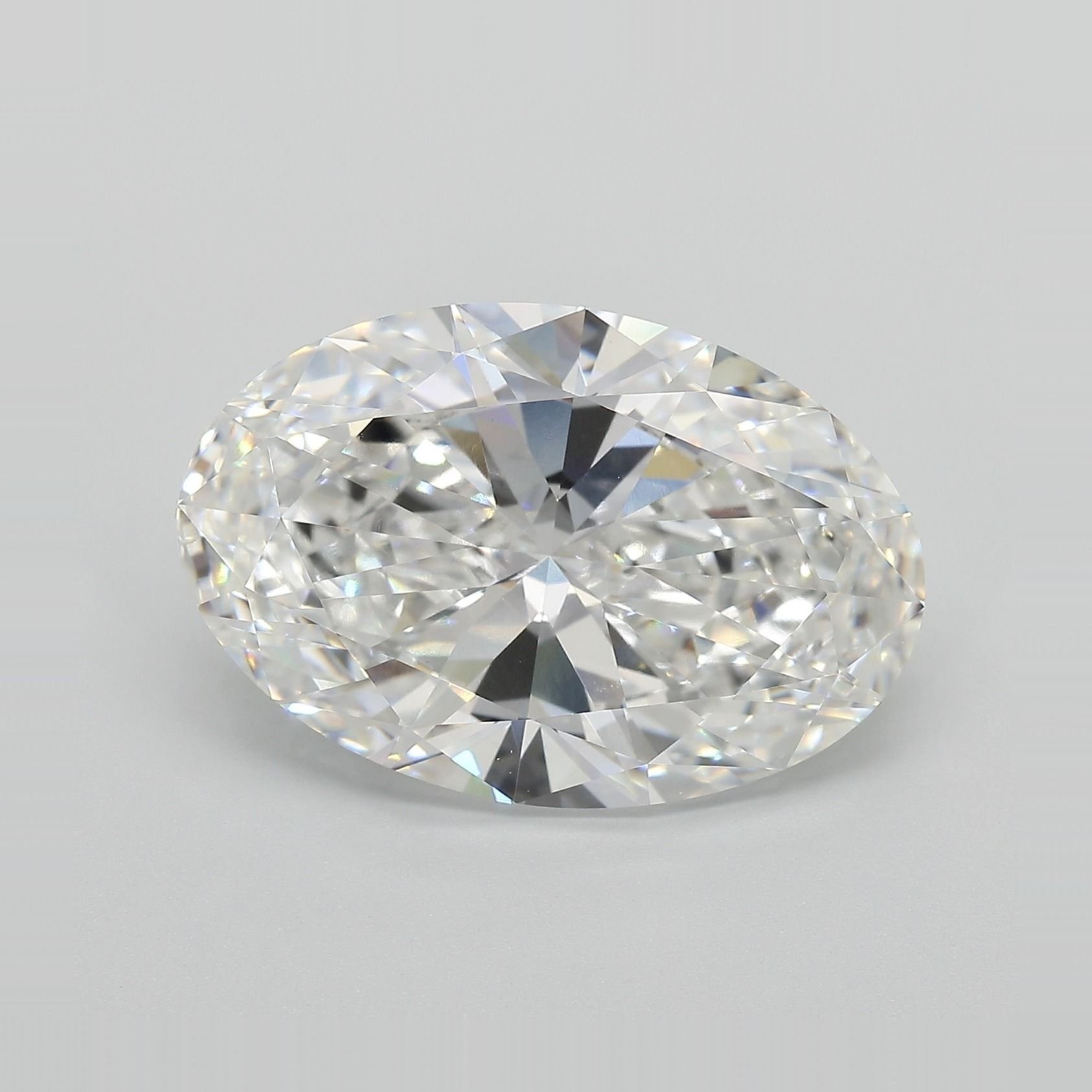 11.04ct F VVS2 Very Good Cut Oval Lab Grown Diamond