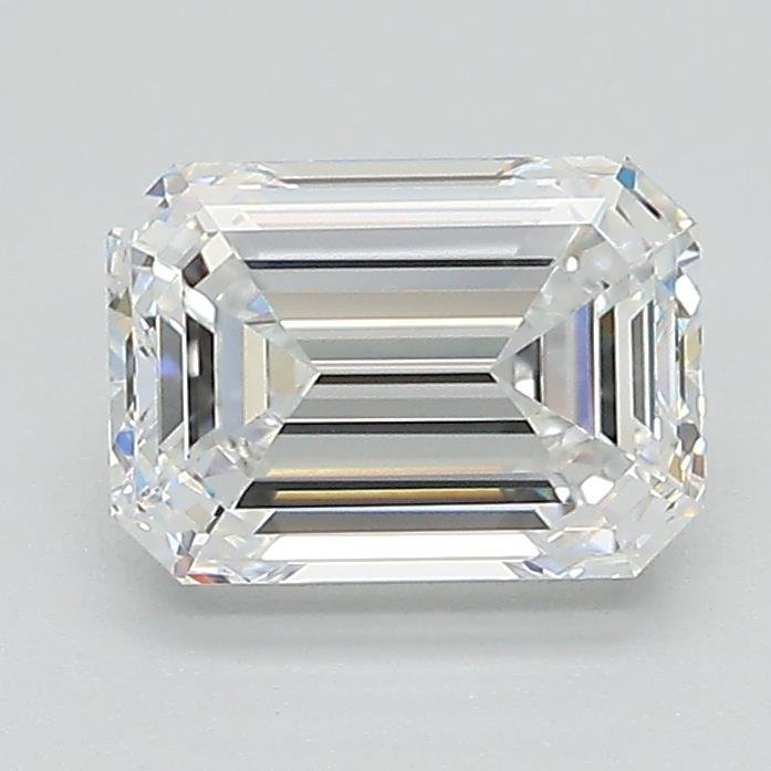 1.55ct D VVS2 Very Good Cut Emerald Lab Grown Diamond