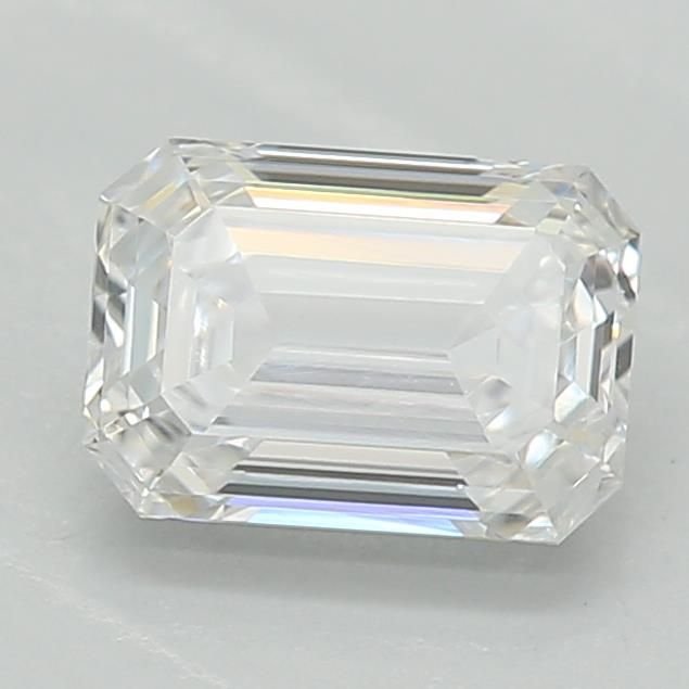 0.52ct D VVS2 Rare Carat Ideal Cut Emerald Lab Grown Diamond