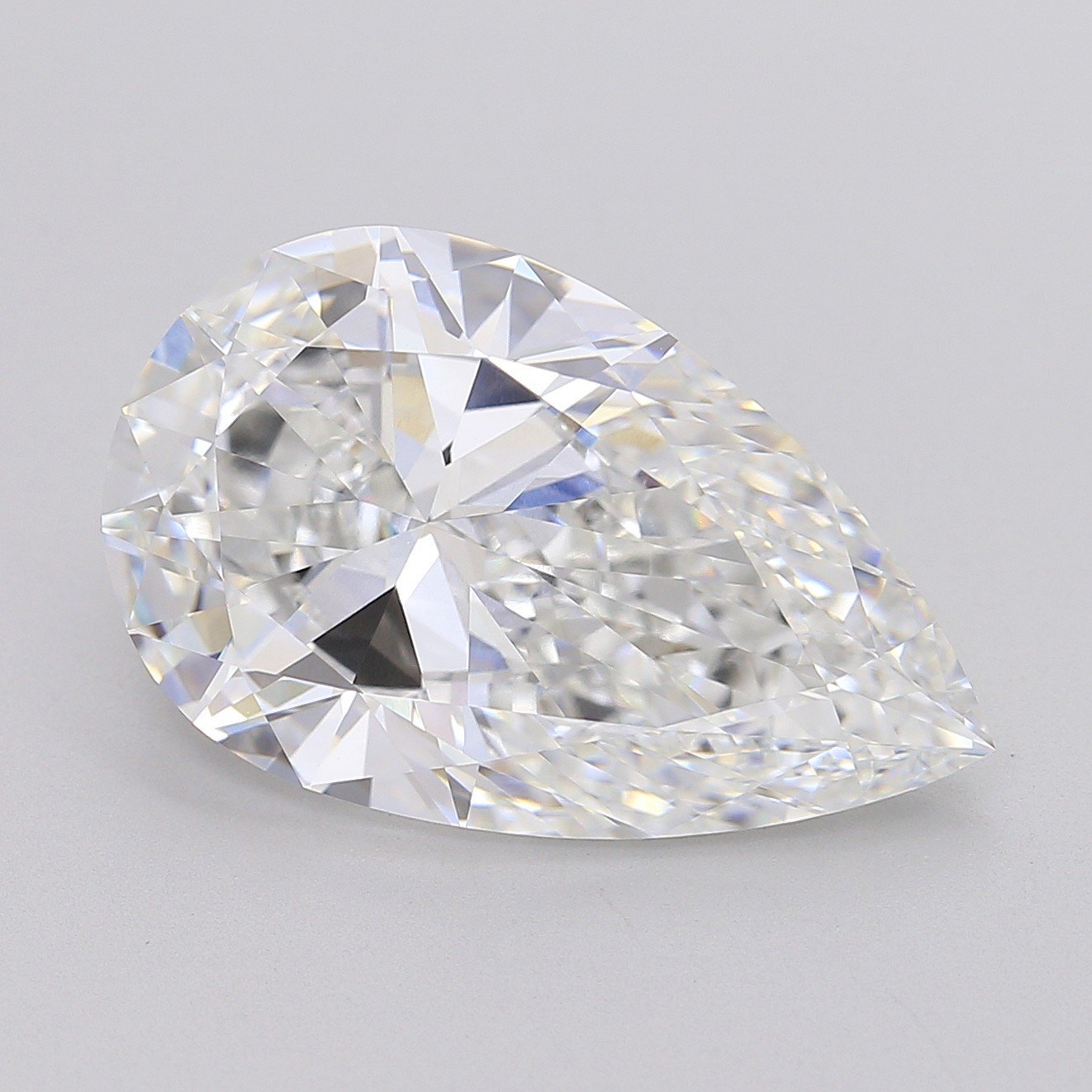 10.05ct F VVS2 Rare Carat Ideal Cut Pear Lab Grown Diamond