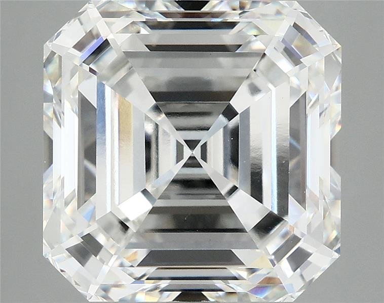 8.08ct F VVS2 Rare Carat Ideal Cut Asscher Lab Grown Diamond