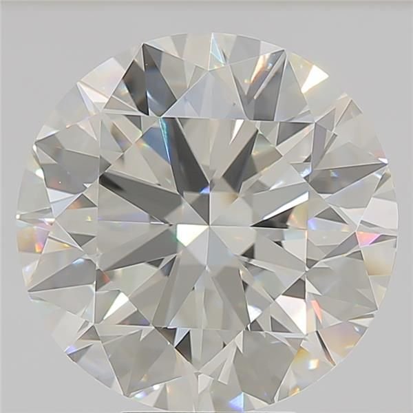 6.39ct I VVS2 Rare Carat Ideal Cut Round Diamond