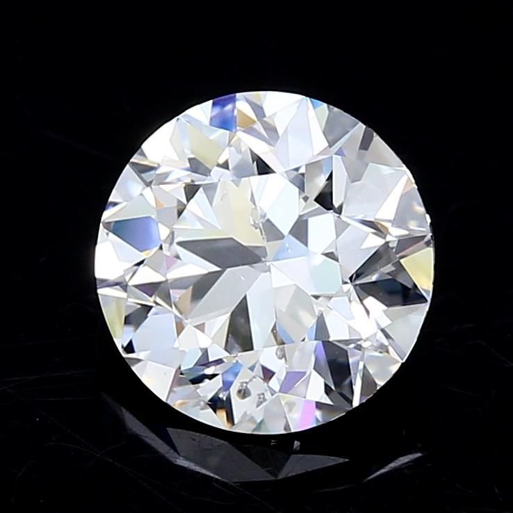 3.00ct D SI2 Rare Carat Ideal Cut Round Diamond