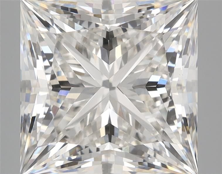 6.27ct G VS1 Rare Carat Ideal Cut Princess Lab Grown Diamond