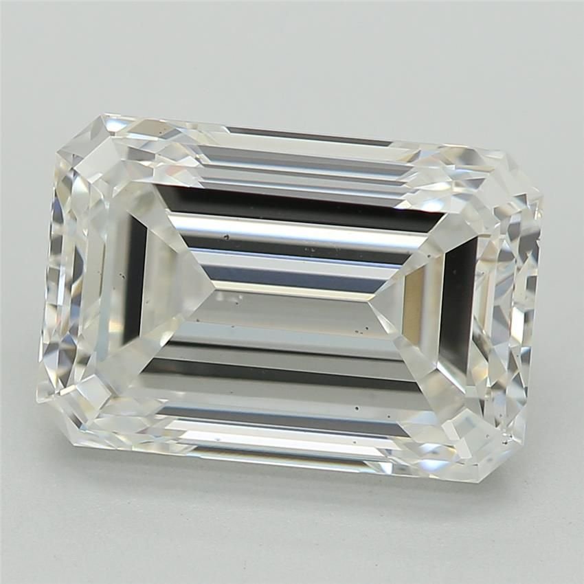 3.04ct E VS2 Excellent Cut Emerald Lab Grown Diamond