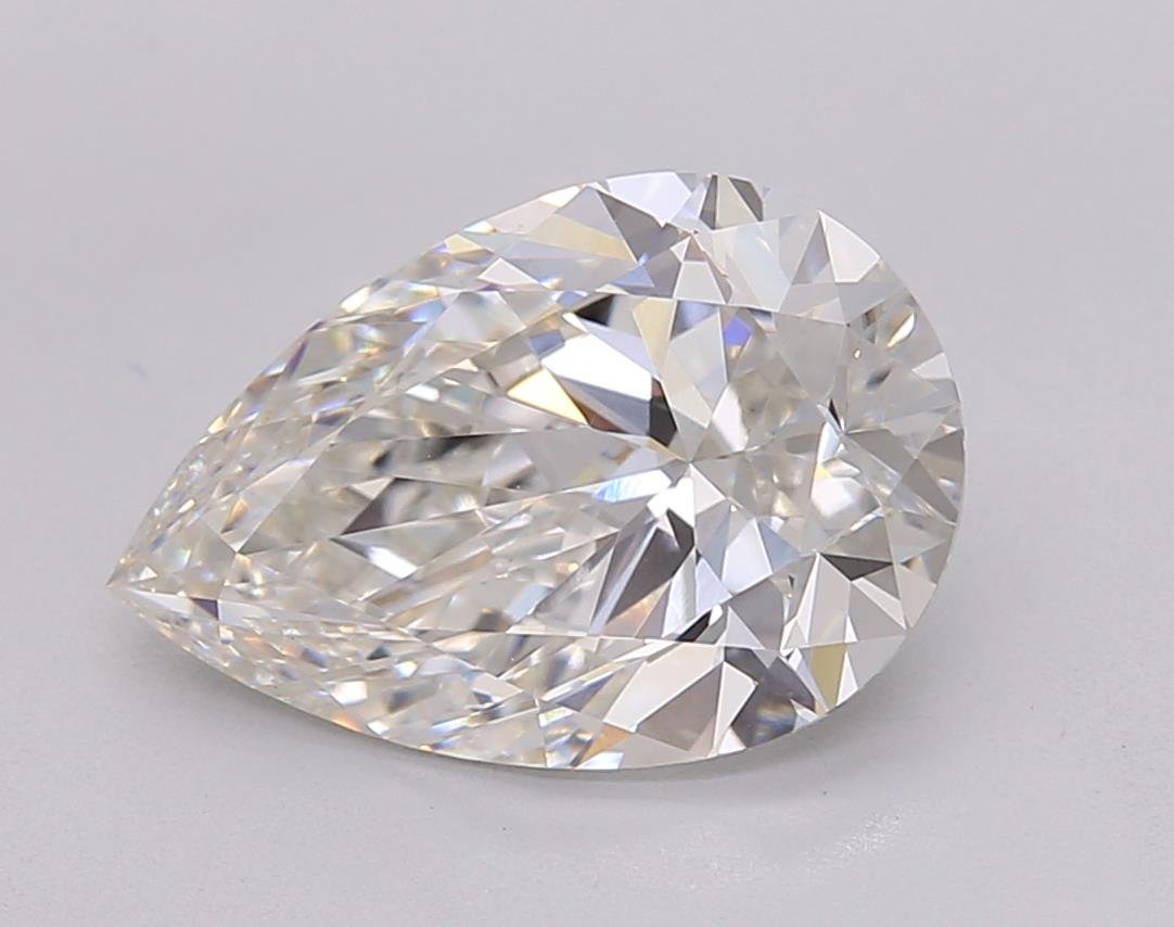 4.03ct G VS1 Rare Carat Ideal Cut Pear Lab Grown Diamond