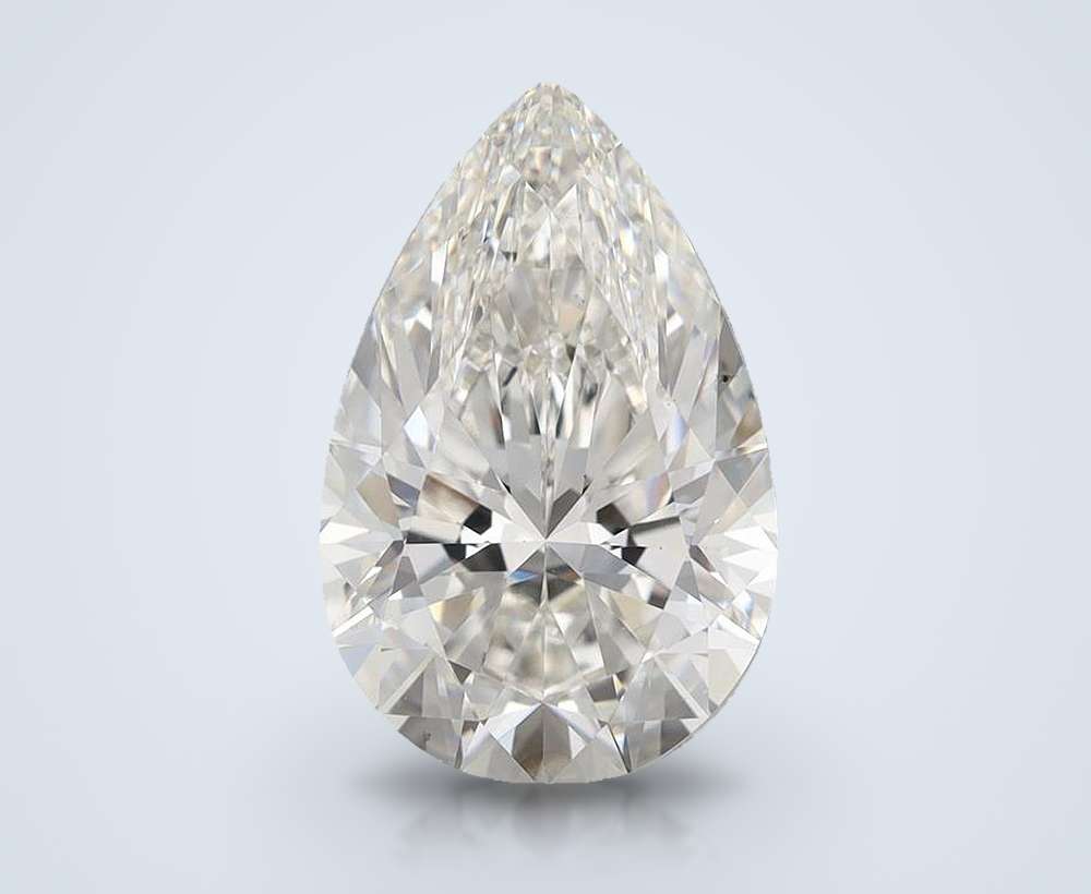 5.83 Carat Pear Lab Diamond
