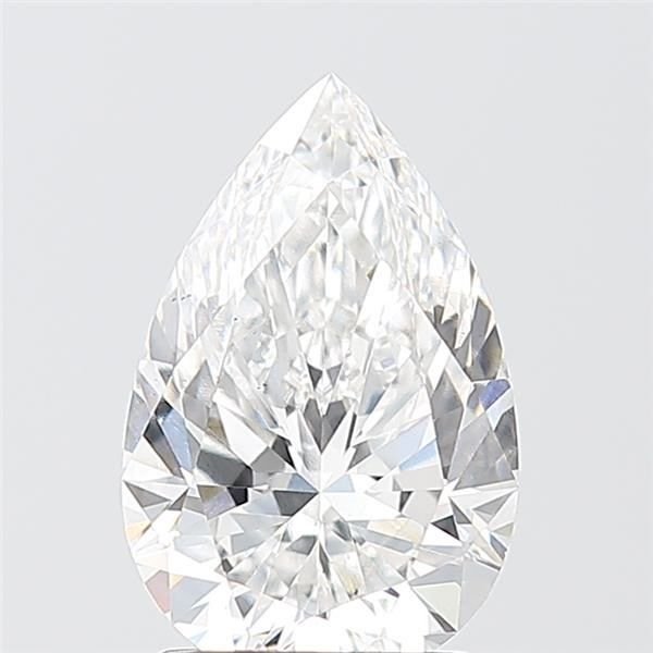 2.07ct F VS2 Rare Carat Ideal Cut Pear Lab Grown Diamond