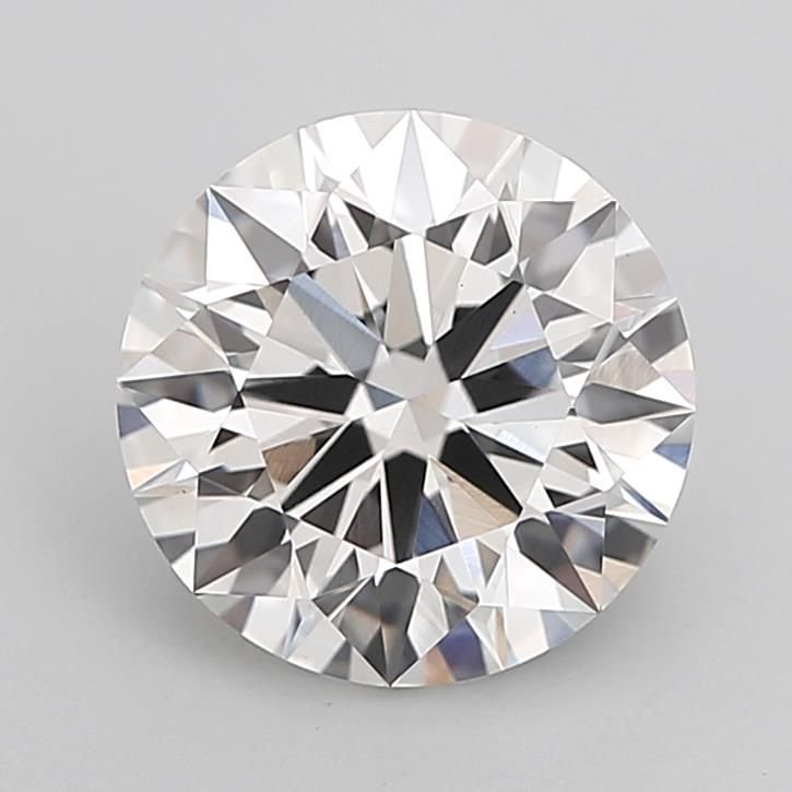 2.52ct F VS1 Rare Carat Ideal Cut Round Lab Grown Diamond