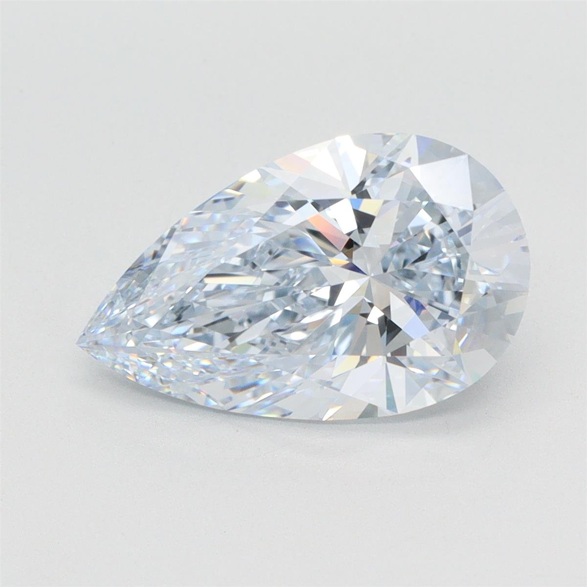 3.29ct I VVS2 Rare Carat Ideal Cut Pear Lab Grown Diamond