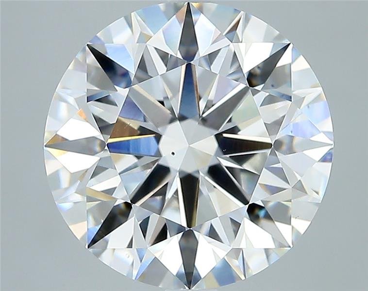 5.03ct F VS2 Excellent Cut Round Diamond