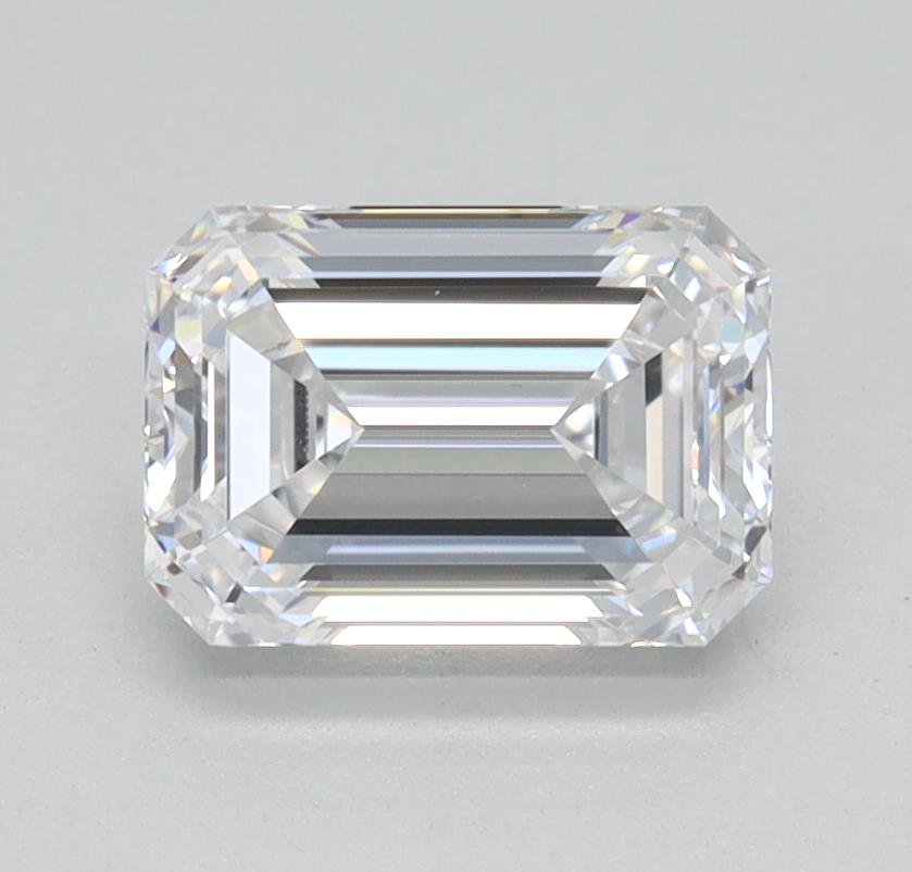 0.97ct D VVS2 Rare Carat Ideal Cut Emerald Lab Grown Diamond