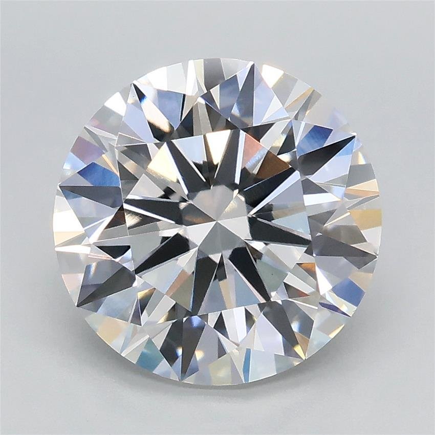 3.01ct E VS1 Rare Carat Ideal Cut Round Lab Grown Diamond