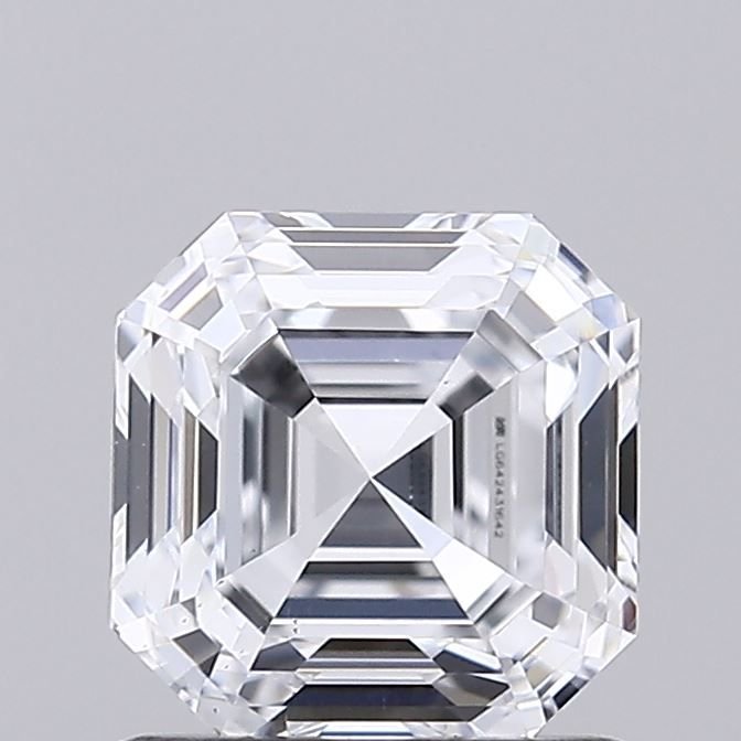 1.28ct D VS2 Rare Carat Ideal Cut Asscher Lab Grown Diamond