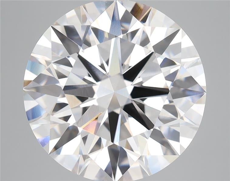 6.58ct F VVS2 Rare Carat Ideal Cut Round Lab Grown Diamond