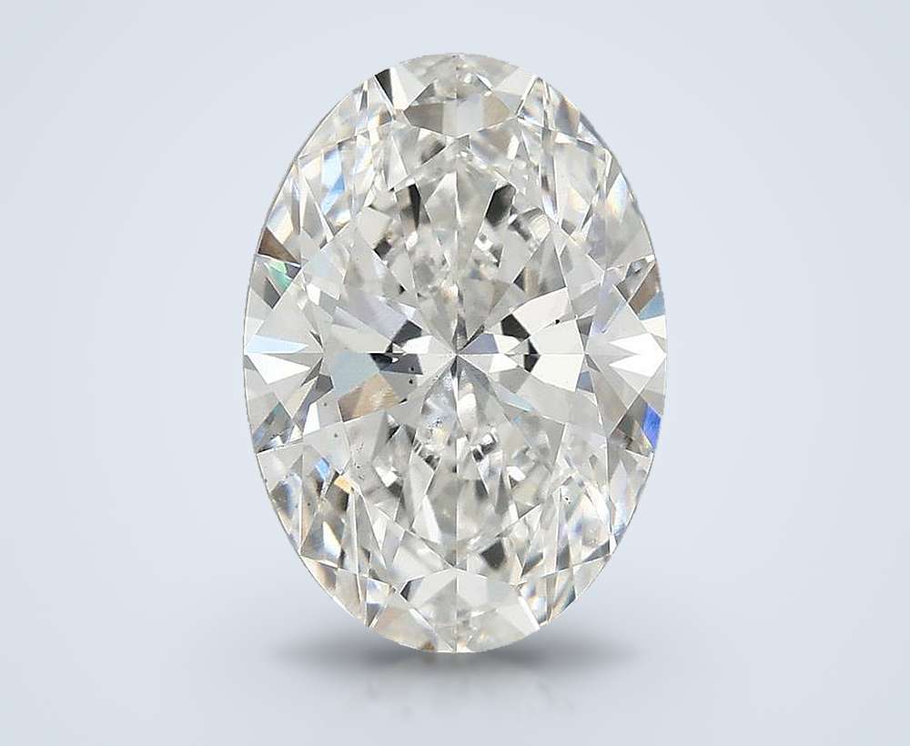 3.95 Carat Oval Lab Diamond
