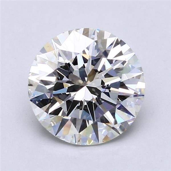 2.80ct H SI1 Rare Carat Ideal Cut Round Diamond