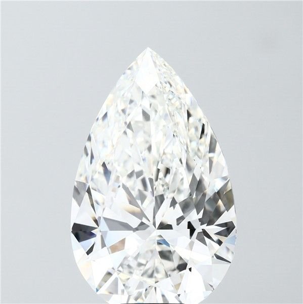 12.06ct G VVS2 Rare Carat Ideal Cut Pear Lab Grown Diamond