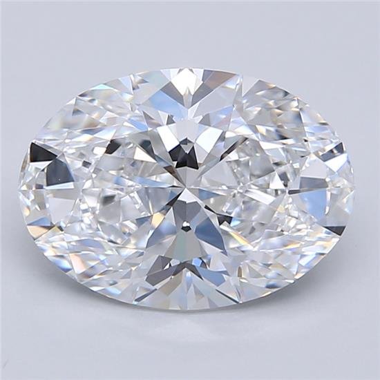 2.14ct D VVS1 Rare Carat Ideal Cut Oval Lab Grown Diamond