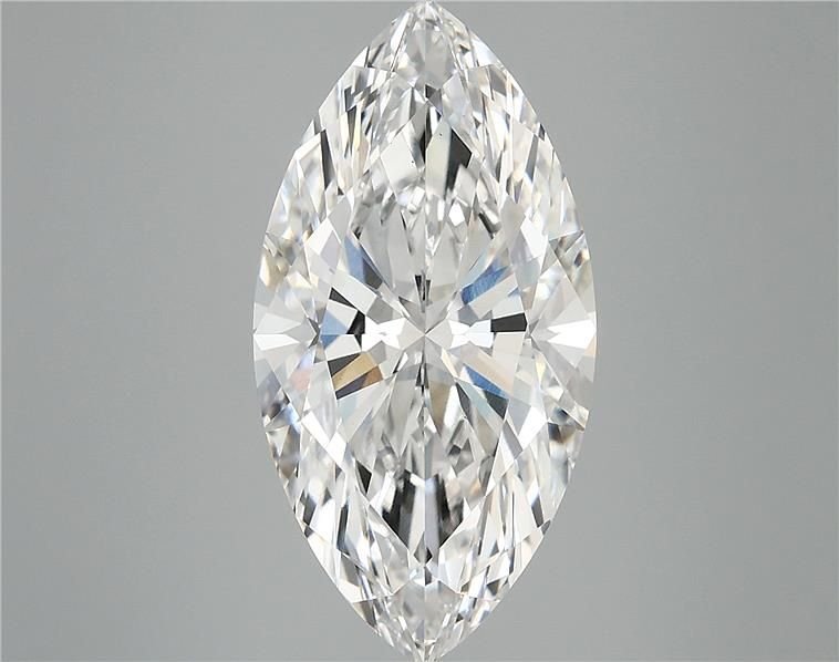 6.02ct F VS1 Rare Carat Ideal Cut Marquise Lab Grown Diamond
