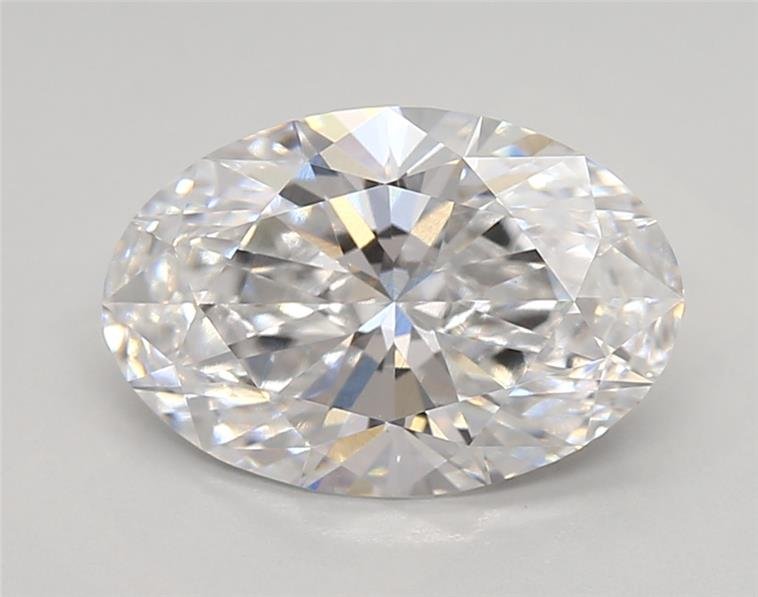 2.48ct D VS1 Rare Carat Ideal Cut Oval Lab Grown Diamond