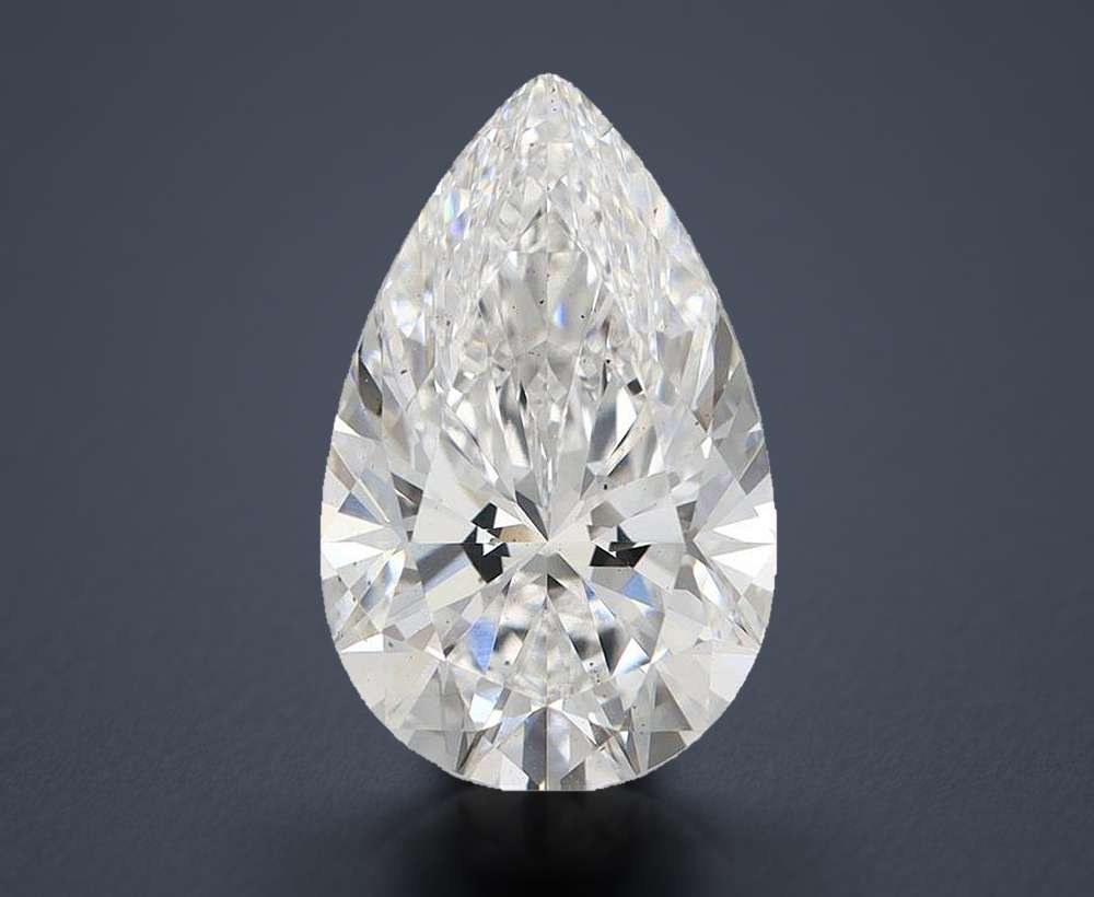 5.72 Carat Pear Lab Diamond