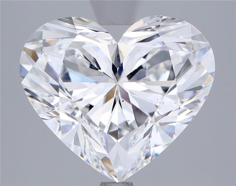 3.51ct D SI1 Rare Carat Ideal Cut Heart Diamond