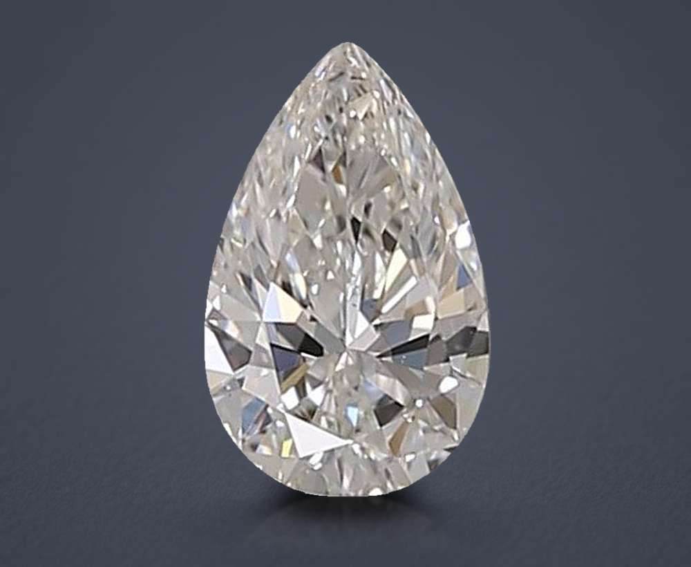 0.37 Carat Pear Lab Diamond
