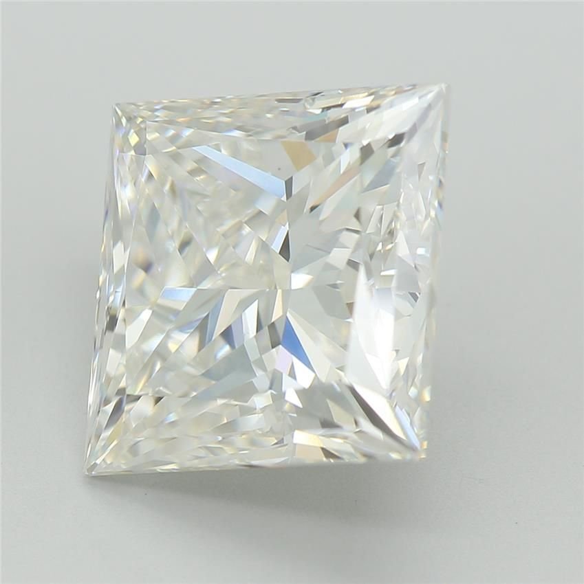 5.07ct F VVS2 Rare Carat Ideal Cut Princess Lab Grown Diamond