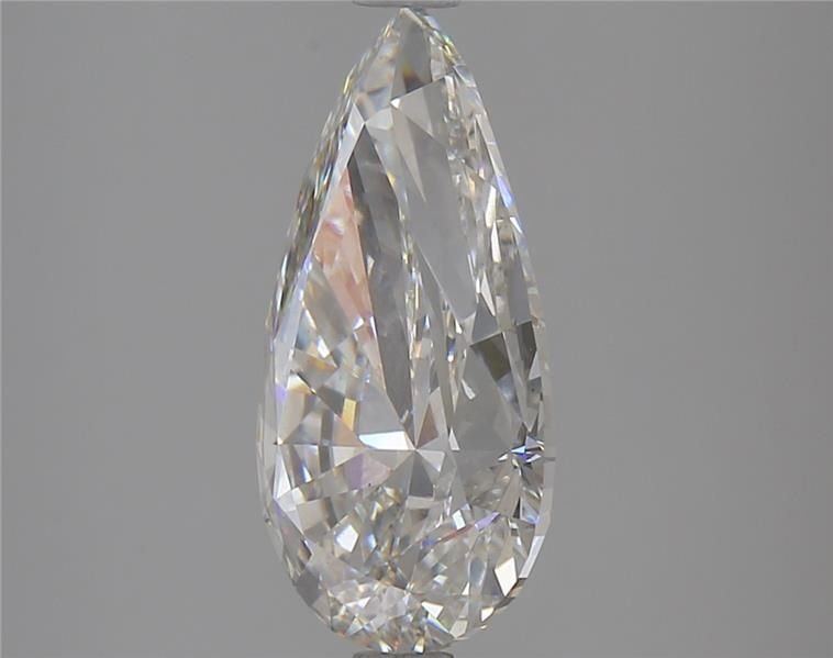 3.91ct H VS2 Very Good Cut Pear Lab Grown Diamond