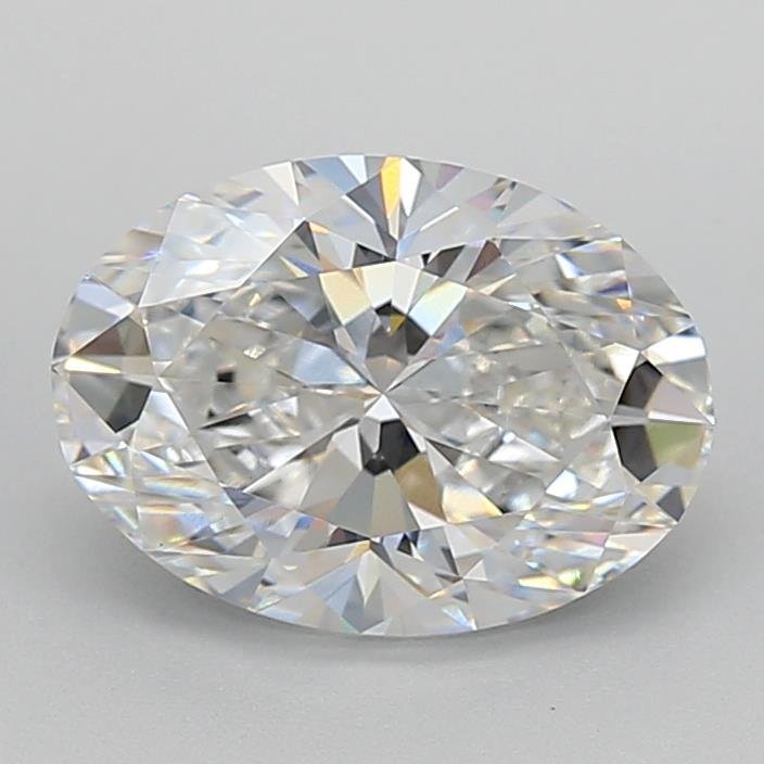 3.09ct E VS1 Rare Carat Ideal Cut Oval Lab Grown Diamond