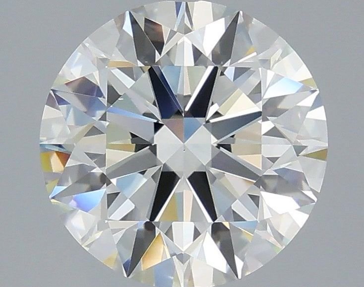 3.47ct H VS2 Rare Carat Ideal Cut Round Diamond