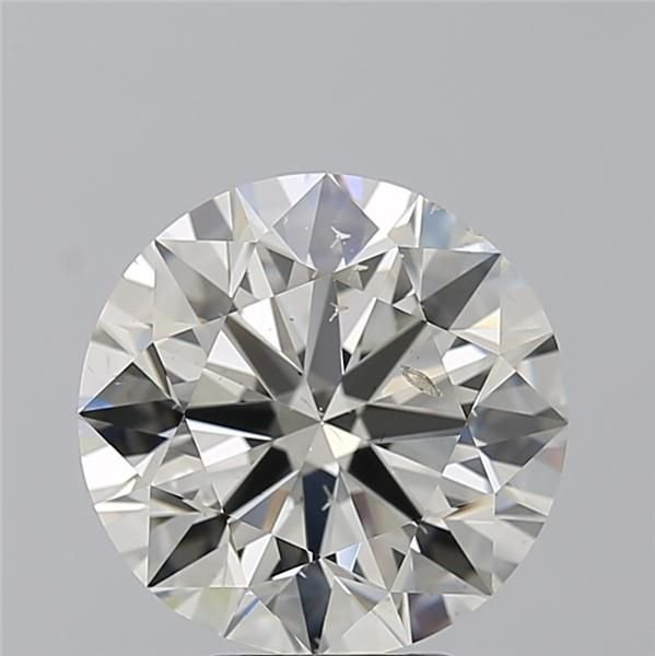 5.01ct J SI1 Rare Carat Ideal Cut Round Diamond