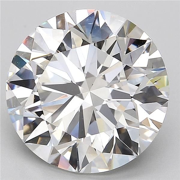 7.36ct G SI1 Rare Carat Ideal Cut Round Diamond