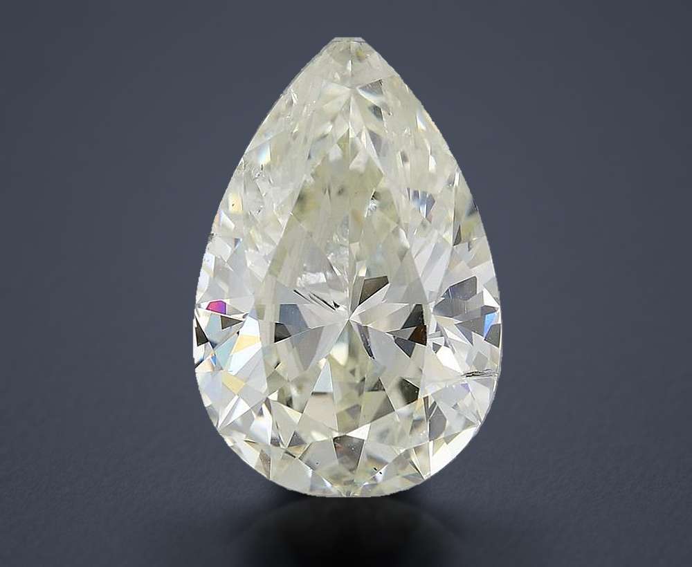 5.64 Carat Pear Natural Diamond