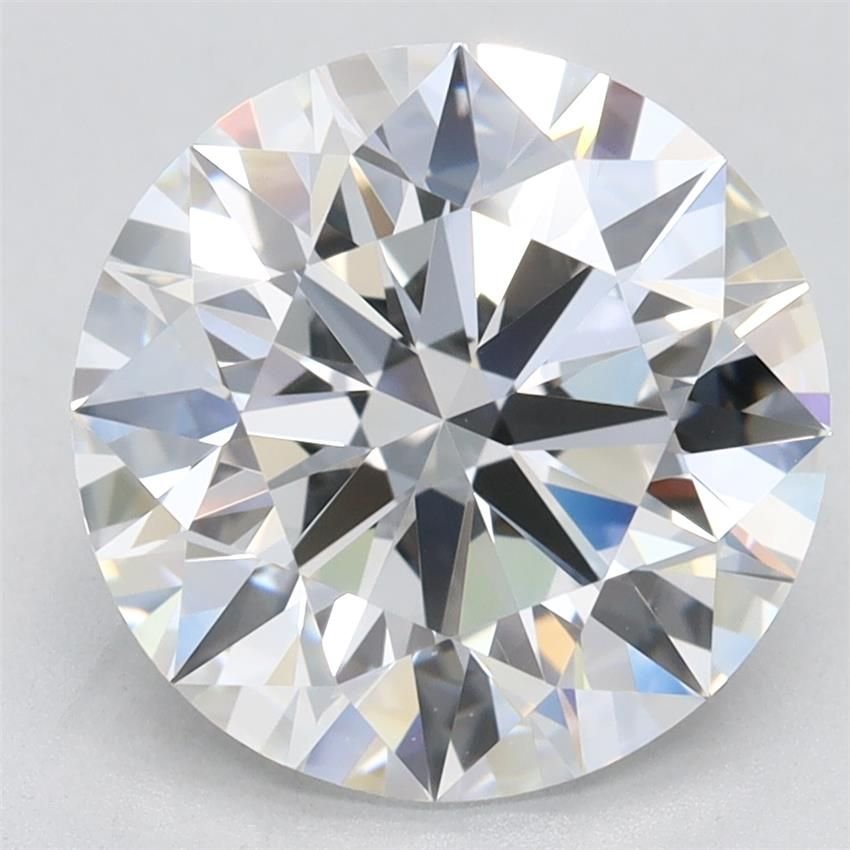 3.56ct D VVS2 Rare Carat Ideal Cut Round Lab Grown Diamond