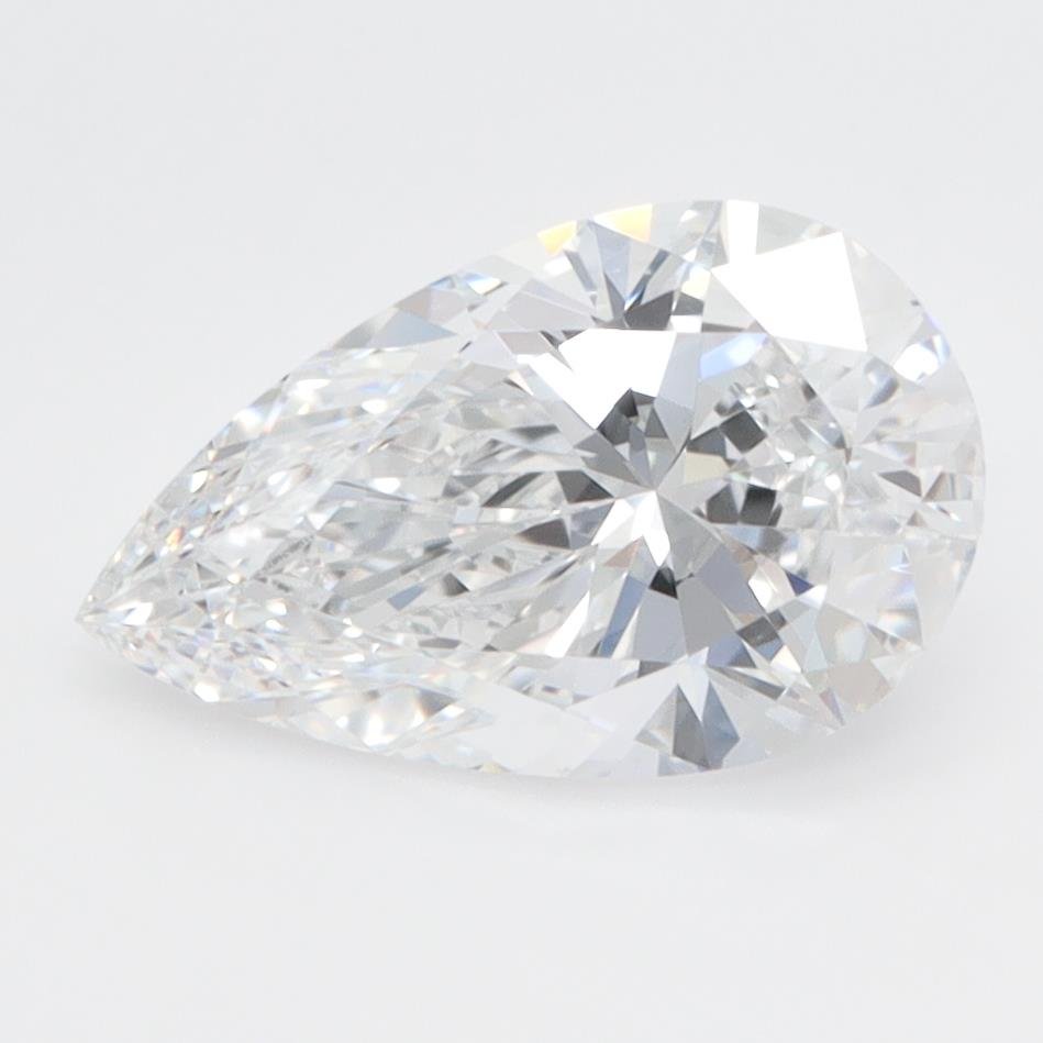 1.04ct D VVS1 Rare Carat Ideal Cut Pear Lab Grown Diamond