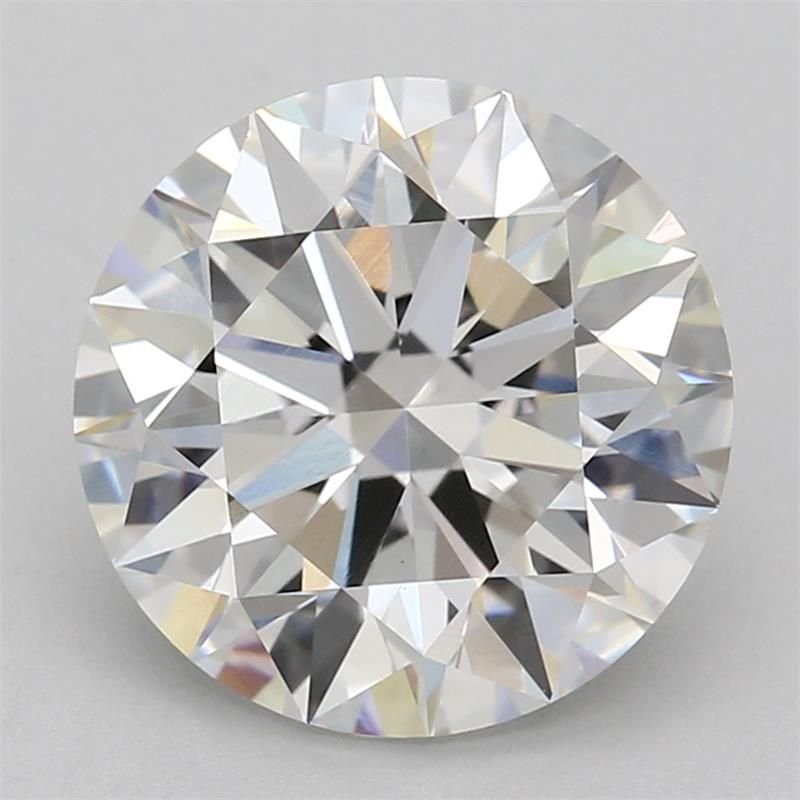 3.34ct F VVS2 Rare Carat Ideal Cut Round Lab Grown Diamond