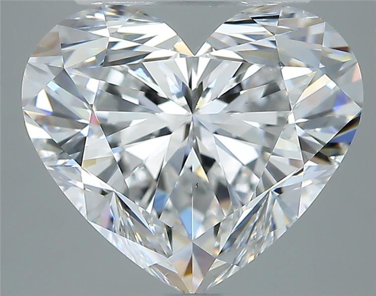 4.02ct E VS2 Rare Carat Ideal Cut Heart Diamond