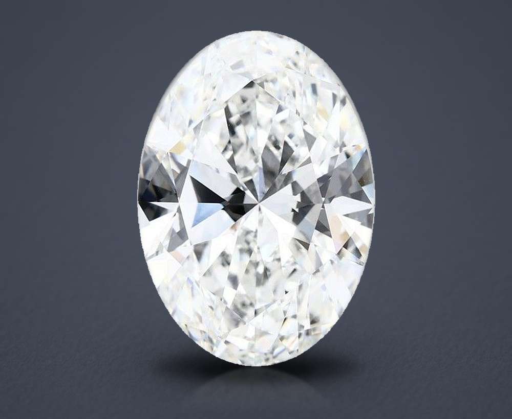 8.01 Carat Oval Lab Diamond