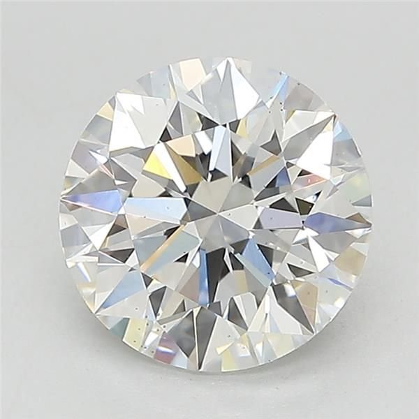 2.27ct D SI1 Rare Carat Ideal Cut Round Lab Grown Diamond