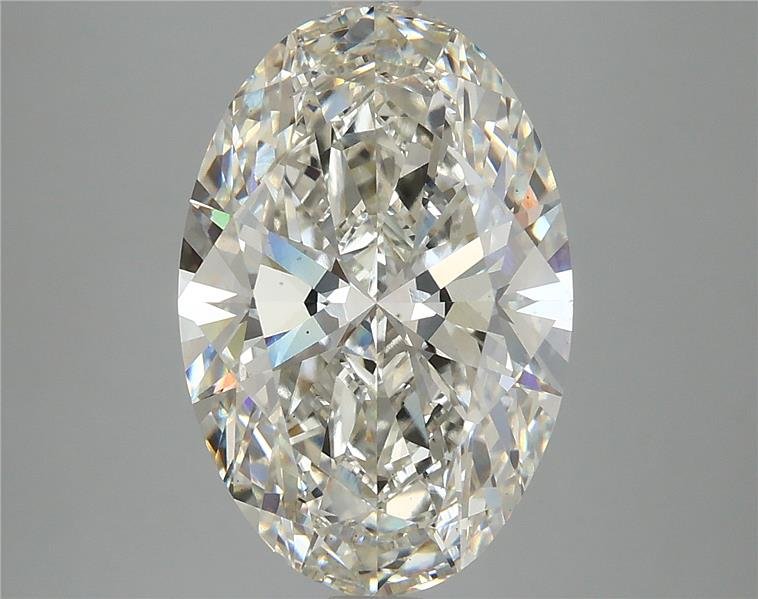 5.44ct H VS2 Rare Carat Ideal Cut Oval Lab Grown Diamond