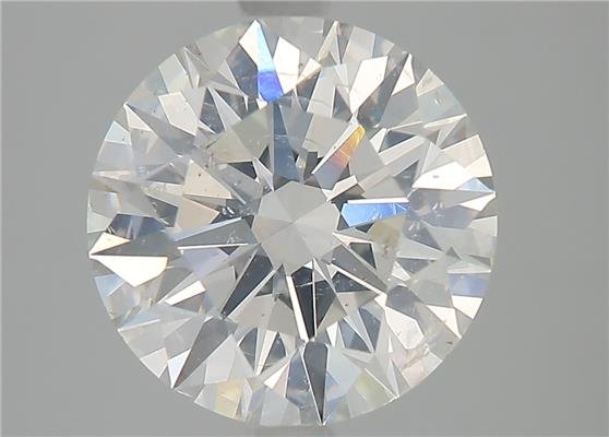 3.05ct H SI2 Rare Carat Ideal Cut Round Diamond