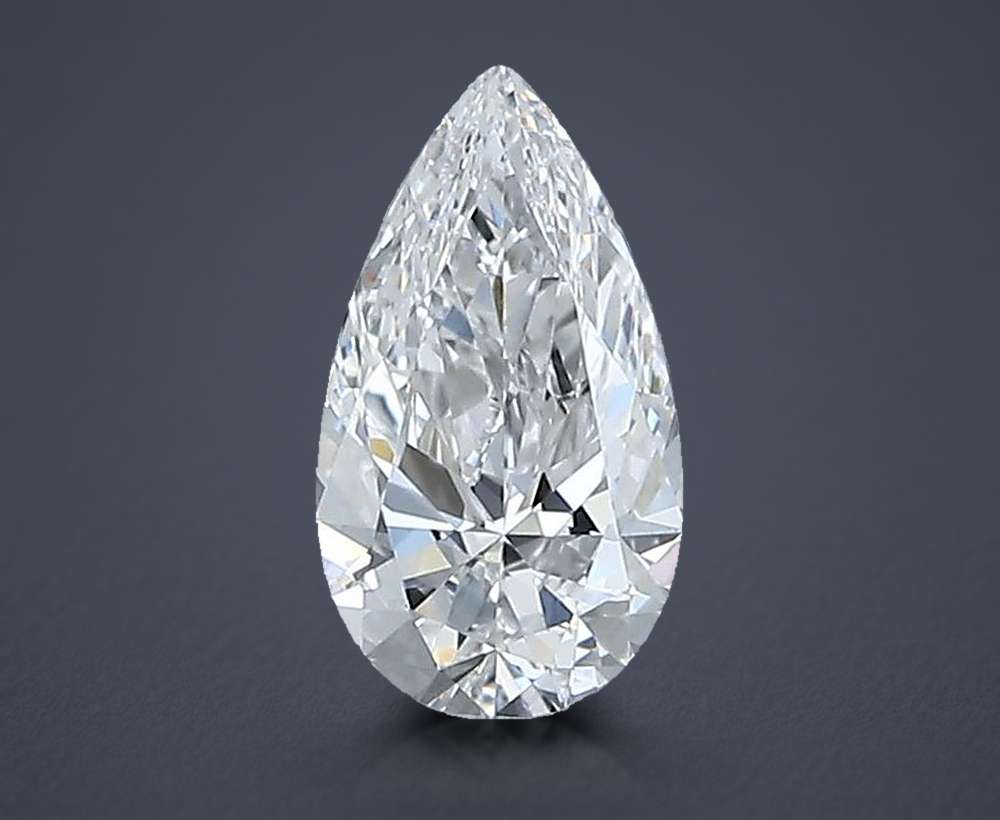 0.50 Carat Pear Natural Diamond
